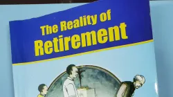 Cover page of the new book titled,  “The Reality of Retirement: A complex emergency,” by Fr. George Tomrila Ngalim. Credit: Fr. George Tomrila Ngalim