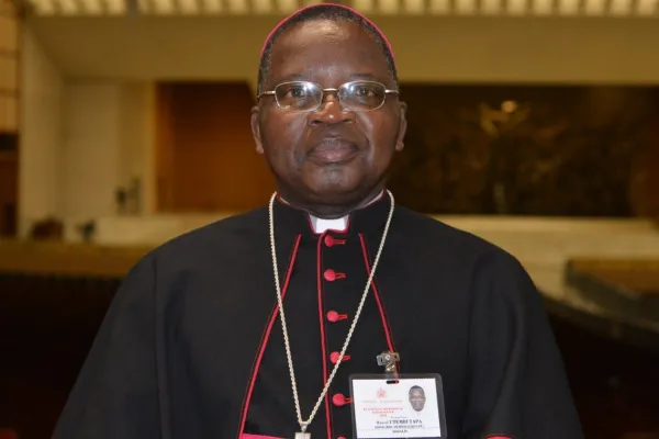 Archbishop Marcel Utembi Tapa, the President of the National Episcopal Conference of Congo (CENCO). Credit: Vatican Media