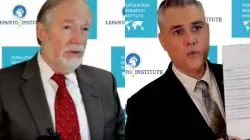 LI President, Michael Hichborn (right) and PRI President, Steven Mosher (left). Credit: Lepanto Institute (LI) and Population Research Institute (PRI)