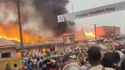 Over 300 shops were razed to ashes after a fire broke out at the Bamenda Main Market in the North West region of Cameroon on 22 February 2024. Credit: Public Domain