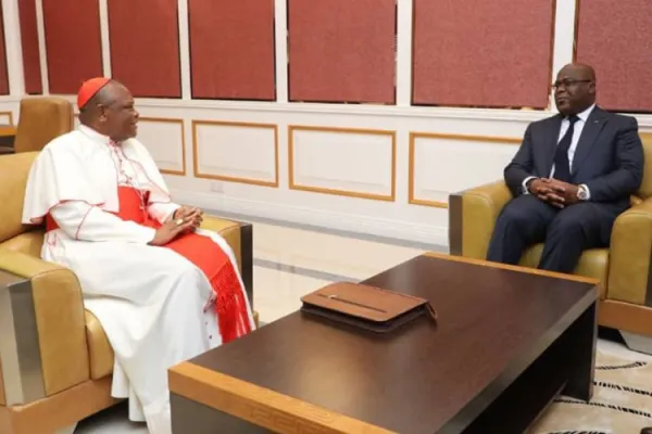 Amid Judicial Enquiry against Him, Cardinal Ambongo Meets DR Congo’s President to “shed light on various points”