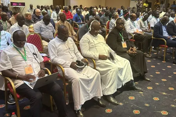 A section of priests who are attending the 10th Conference of the Regional Union of West African Priests in Guinea-Bissau. Credit: Fr. Peter Konteh