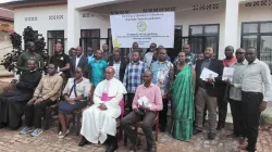 Bishop Philippe Rukamba during the launch of the manual that seeks to foster healing, unity and reconciliation among victims of the 1994 genocide against Tutsis. Credit: Radio Maria Rwanda