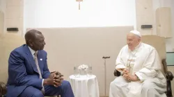 Kenya’s President, William Ruto with Pope Francis in Rome. Credit: Vatican Media