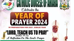 A poster announcing the inauguration of the Year of Prayer to prepare for the Catholic Church’s 2025 Jubilee Year in the Catholic Diocese of Ahiara in Nigeria. Credit: Catholic Diocese of Ahiara