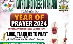 A poster announcing the inauguration of the Year of Prayer to prepare for the Catholic Church’s 2025 Jubilee Year in the Catholic Diocese of Ahiara in Nigeria. Credit: Catholic Diocese of Ahiara