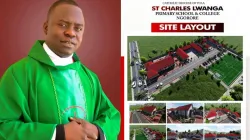Fr. Maurice Kwairanga, a Catholic Priest of Nigeria's Yola Diocese, coordinating the project for the construction of a new primary and secondary school in Northern Nigeria to address the plight of out-of-school children.