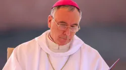 The Apostolic Nuncio in Zambia and Malawi, Archbishop Gian Luca Perici reading the message of Pope Francis to members of the Episcopal Conference of Malawi (ECM), the Zambia Conference of Catholic Bishops (ZCCB), and the Zimbabwe Catholic Bishops’ Conference (ZCBC) gathered at Sigelele Hotel in Salima, Central Malawi. Credit: Episcopal Conference of Malawi (ECM)