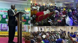 Fr. George Ehusani, addressing participants during the August 8-11 Second Provincial Evangelization Conference of the Benin City Ecclesiastical Province.