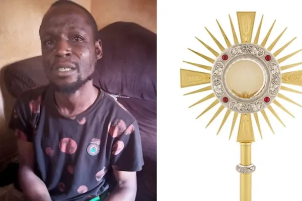 “I did a very bad thing”: Nigerian Man Confesses to Stealing Monstrance from Catholic Parish, Implores God for Mercy