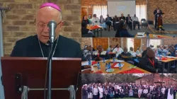 Archbishop Henryk Mieczysław Jagodziński  delivering his keynote address at the just ended conference between the members of the Southern African Catholic Bishops’ Conference (SACBC) and the Leadership Conference of Consecrated Life (LCCL). Credit: SACBC