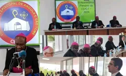 Archbishop José Manuel Imbamba during the opening ceremony of the Plenary Assembly of the Bishops' Conference of Angola and São Tomé and Príncipe (CEAST). Credit: ACI Africa