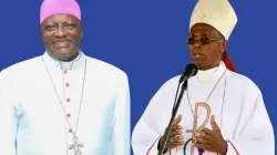 Bishop Norman King’oo Wambua (right) and Bishop Paul Kariuki Njiru (left)