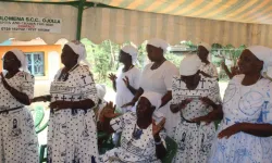 Members of St. Monica Widows Group pose for a photo after Holy Mass at St, Aloysius Gonzanga Catholic Parish of the Archdiocese of Kisumu in Kenya. Credit: ACI Africa