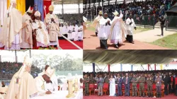 Episcopal Installation of Bishop  Wallace Ng’ang’a Gachihi as Local Ordinary of Kenya’s Military Ordinariate. Credit: KCCB