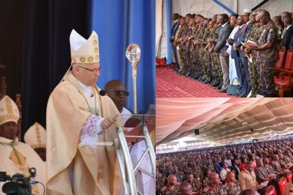 At Installation of Kenya’s Military Bishop, Nuncio Lauds Defence Forces for Christ-like Sacrifice in Peacekeeping