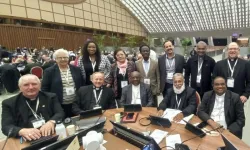 SACBC Synod delegate Archbishop Dabula Mpako of the Archdiocese of Pretoria and SACBC Communication Officer and Secretary of the Synod Commission for Information. Credit: SACBC