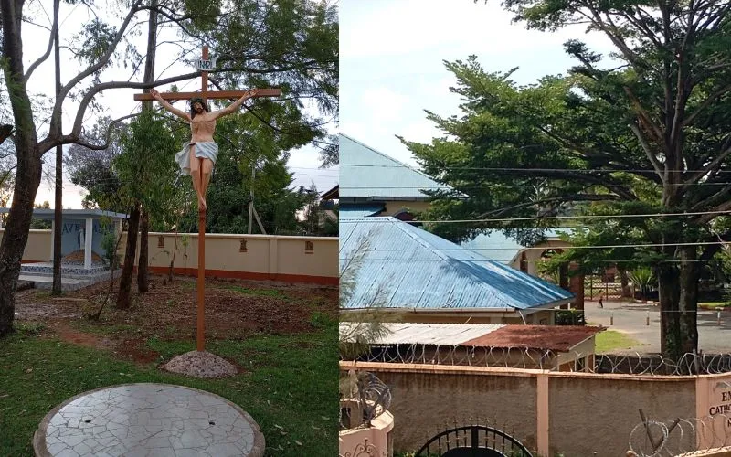 Section of the compound of Emmaus Rongo Catholic Parish of Homa Bay Diocese in Kenya. Credit: Fr. Charles Odira/Homa Bay Diocese/Kenya