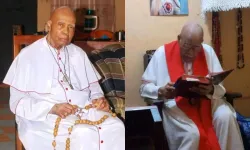 Late Mons. Thomas Oleghe, the oldest Priest in Nigeria. Credit: Catholic Diocese of Auchi