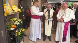 Archbishop Henryk Mieczysław Jagodziński during the Christmas reception at the Apostolic Nunciature in Pretoria. Credit: SACBC .