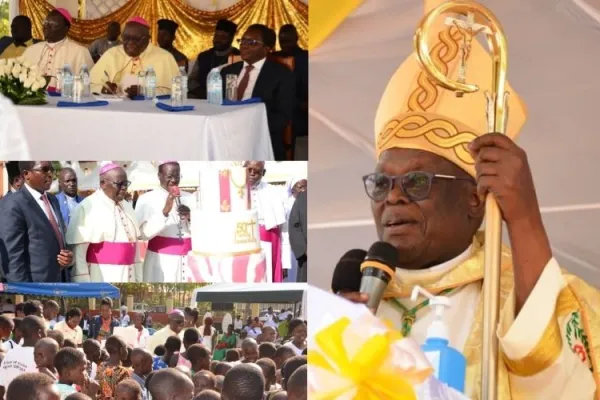 Archbishop John Baptist Odama during the December 14 celebration to mark 50 years since he was ordained a Priest. Credit: Catholic Archdiocese of Gulu