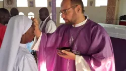 Bishop Christian Carlassare of the Catholic Diocese of Rumbek in South Sudan. Credit: Fr. Luka Dor/Rumbek Diocese