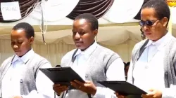 The three Little Sisters of St. Theresa of the Child Jesus (CST) in Kenya who took their First Vows on 19 March 2024. Credit: Capuchin TV