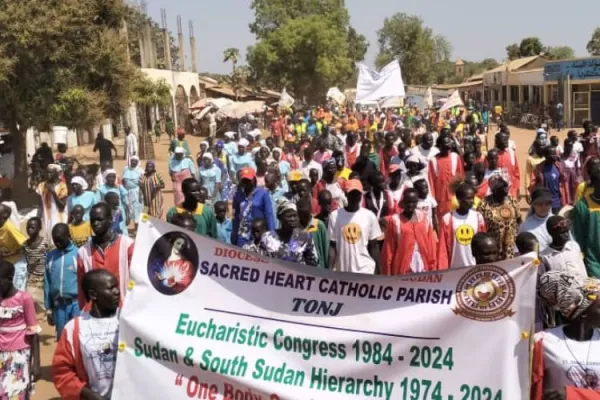 Peace Pilgrimage in South Sudanese Diocese Ends with Launch of Eucharistic Congress