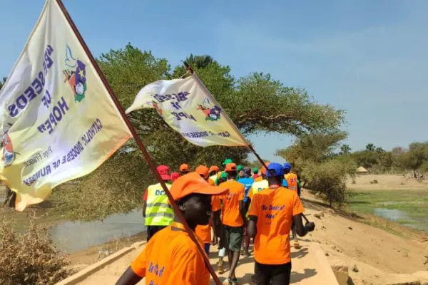 Youths in South Sudanese Diocese Walking 125Kms in Weeklong Pilgrimage to Preach Peace