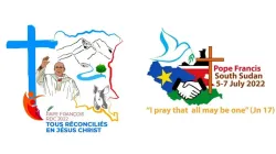 Official logos for Pope Francis’ Apostolic visit to the Democratic Republic of Congo (DRC) and Ecumenical Peace Pilgrimage to South Sudan. Credit: Vatican Media / Vatican Media