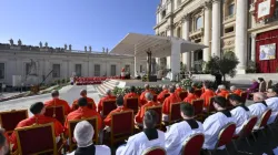 Pope Francis created 21 new cardinals from across the world at a Saturday morning consistory in St. Peter’s Square (Sept. 30, 2023). | Credit: Vatican Media