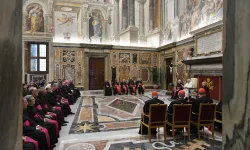 Pope Francis meets with members of the Vatican’s Dicastery for the Doctrine of the Faith (DDF) on Friday, Jan. 26, 2024. / Credit: Vatican Media