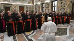 Pope Francis meets with members of the Vatican’s Dicastery for the Doctrine of the Faith on Friday, Jan. 26, 2024. / Credit: Vatican Media