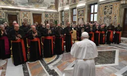 Pope Francis meets with members of the Vatican’s Dicastery for the Doctrine of the Faith on Friday, Jan. 26, 2024. / Credit: Vatican Media