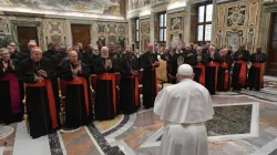 Pope Francis meets with members of the Vatican’s Dicastery for the Doctrine of the Faith (DDF) on Friday, Jan. 26, 2024. | Credit: Vatican Media