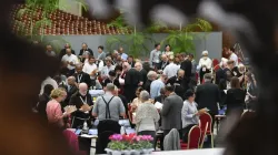 Delegates at the Synod on Synodality participate in small-group round table discussions Oct. 9, 2023. | Credit: Vatican Media