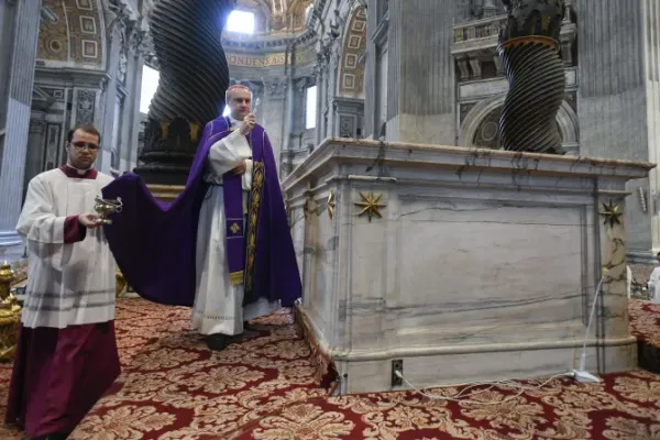 Penitential Rite Held after Naked Man Stands on St. Peter’s Basilica’s Main Altar