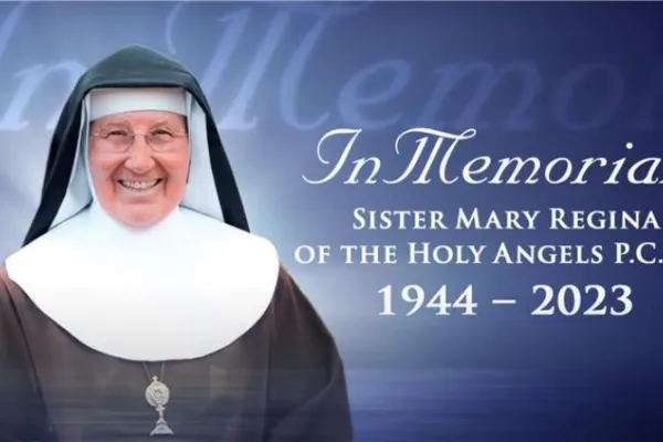 Mother Angelica’s "first daughter" Sister Regina Dies