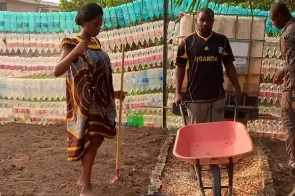 Inside Catholic Priest’s Kitchen Garden of Plastics Cleaning Streets in Cameroon