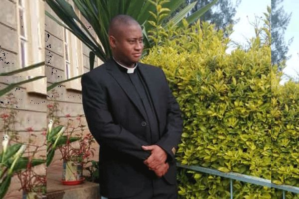 Fr. Antony Njoroge ordained a Priest after 11 Years of Police Service. / Fr. Antony Njoroge .