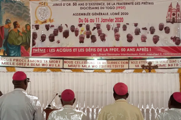 Bishops in Togo at the Opening ceremony of Celebrations marking the Golden Jubilee of The Fraternity of Diocesan Priest in Togo (FPDT). / Episcopal Conference of Togo (CET)