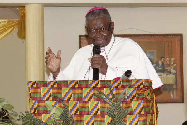 Archbishop Philip Naameh during the start of the Plenary Assembly of the Ghana Catholic Bishops’ Conference (GCBC) on 7 November 2022. Credit: GCBC