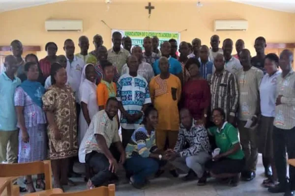 Delegates of the Association of Catholic Teachers in Ghana at Torve in the Keta-Akatsi Diocese, Volta Region, Ghana on October 14, 2019 / Damian Avevor