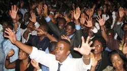 Christians in Ghana praying.