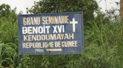 Entrance to the Benedict XVI Major Seminary in Kendoumayah.