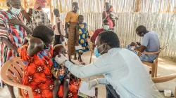 Salesian Missionaries in South Sudanoffering education and medical care to thousands of Internally Displaced persons (IDPs) at the Don Bosco Gumbo camp n Juba. Credit: Salesian Missions