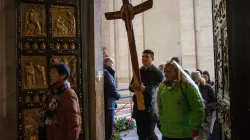 The Holy Door of the Jubilee “represents Jesus, the door of salvation open to all,” Pope Francis noted. / Credit: Daniel Ibáñez/EWTN News