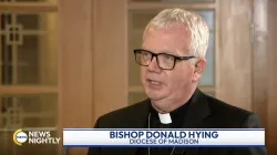 In reparation for the blasphemy, Bishop Donald Hying of Madison, Wisconsin, called on Catholics to “fast and pray, renew our devotion to the Eucharist, the Sacred Heart and the Virgin Mary.” / Credit: "EWTN News Nightly" / Screenshot