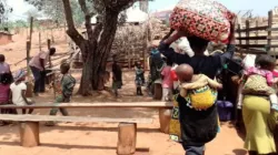 IDPs arriving at Our Lady of Mount Carmel Catholic Church in the Diocese of Kumbo, Cameroon / Denis Hurley Peace Institute