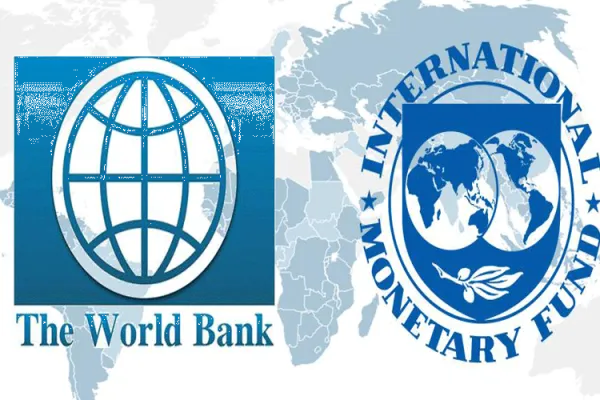 Logo International Monetary Fund (IMF) and the World Bank.
